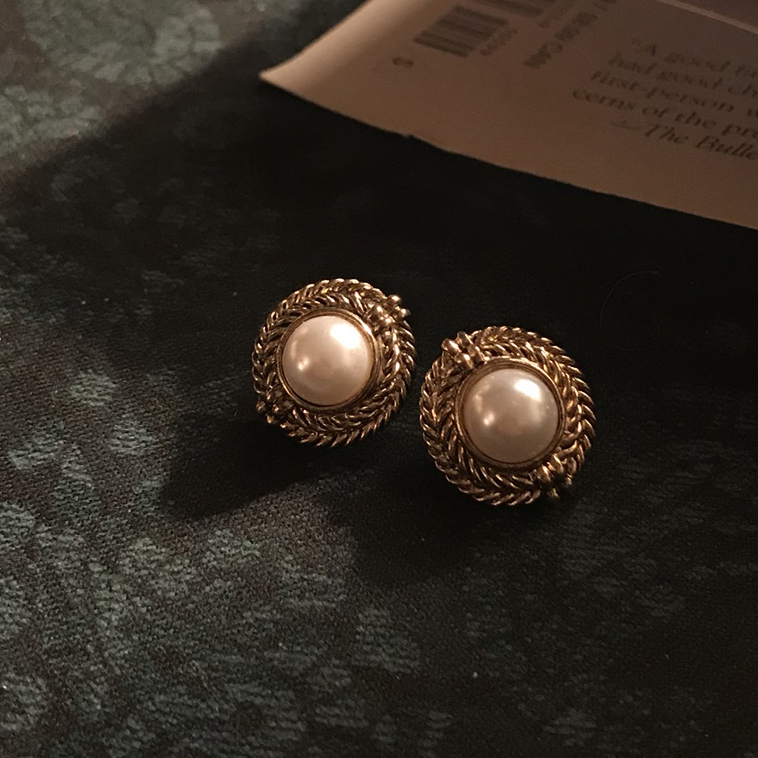 Antique pearl earrings collection earrings 5 ​​spe