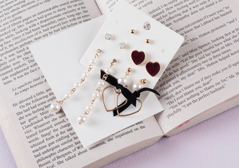 5 velvet velvet set earrings daily coordination co