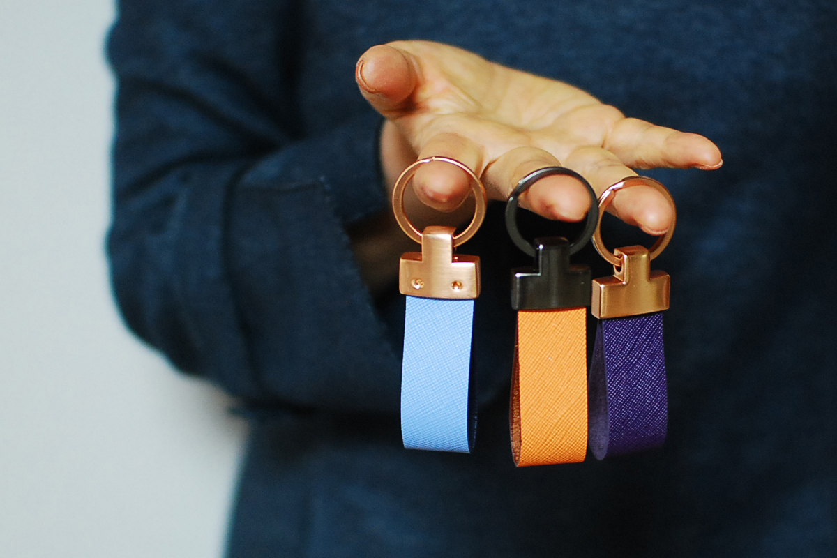 FUNAN FANAN SA Piano Leather Key Chain Keyring Car