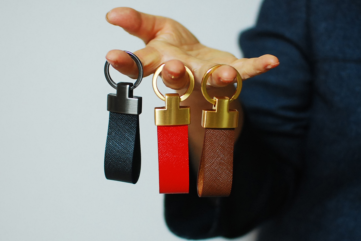 FUNAN FANAN SA Piano Leather Key Chain Keyring Car