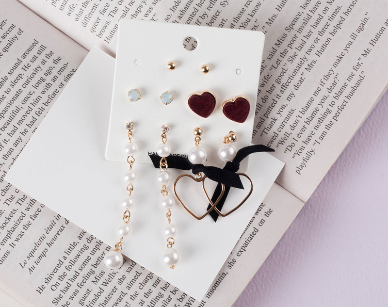 5 velvet velvet set earrings daily coordination co