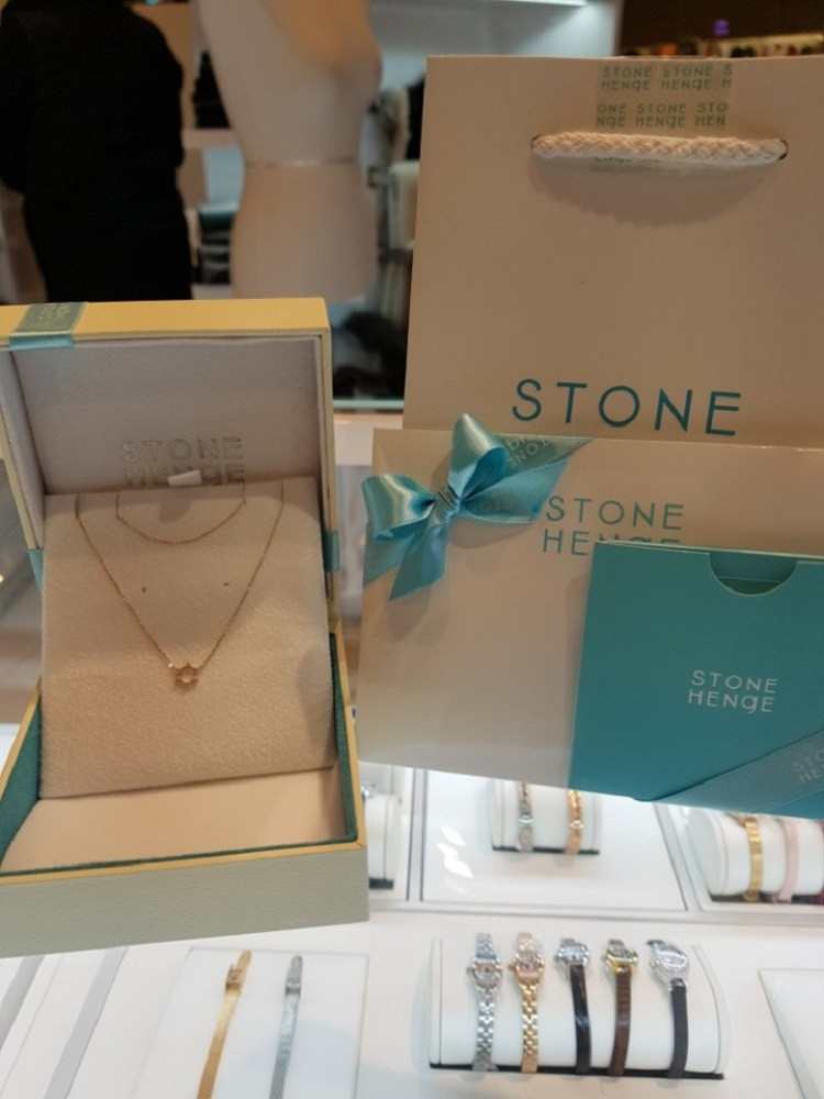 Stonehenge Rose Gold Necklace