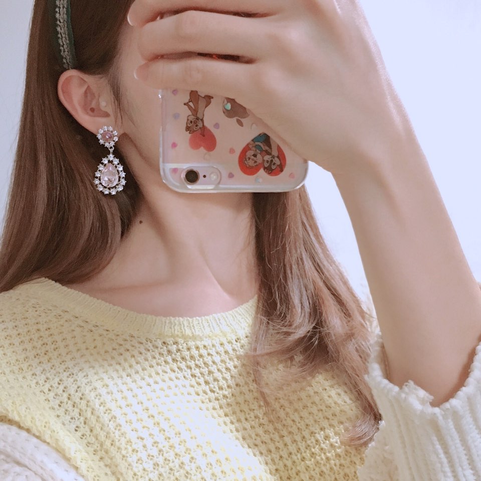 Princess Crystal Earrings Point Cycle Good Bling B