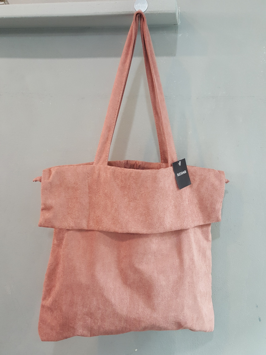 TOTE ECO SHOPPING TRAVEL Holly suede eco bag