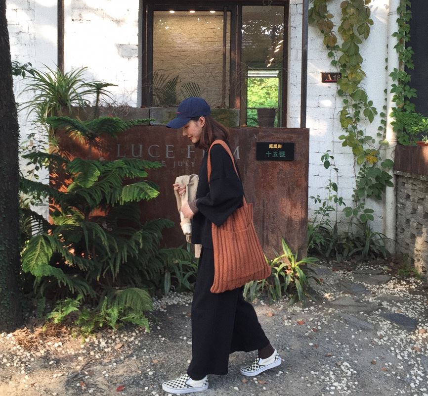 TOTE ECO SHOPPING TRAVEL Goliath knit eco bag wint