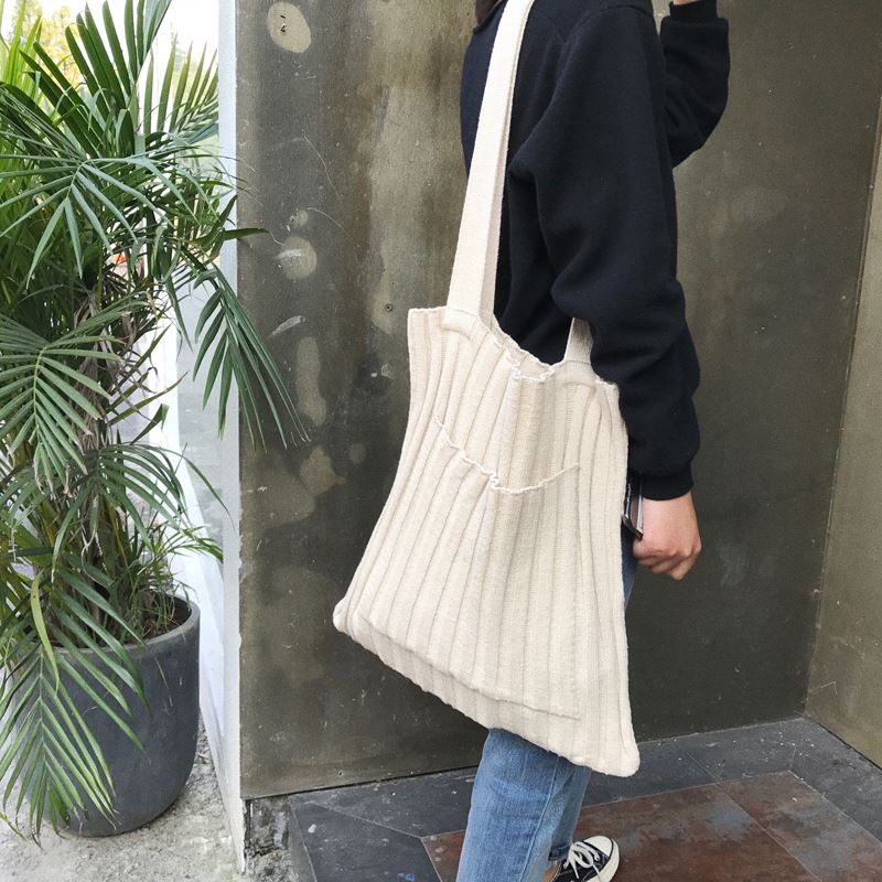TOTE ECO SHOPPING TRAVEL Goliath knit eco bag wint