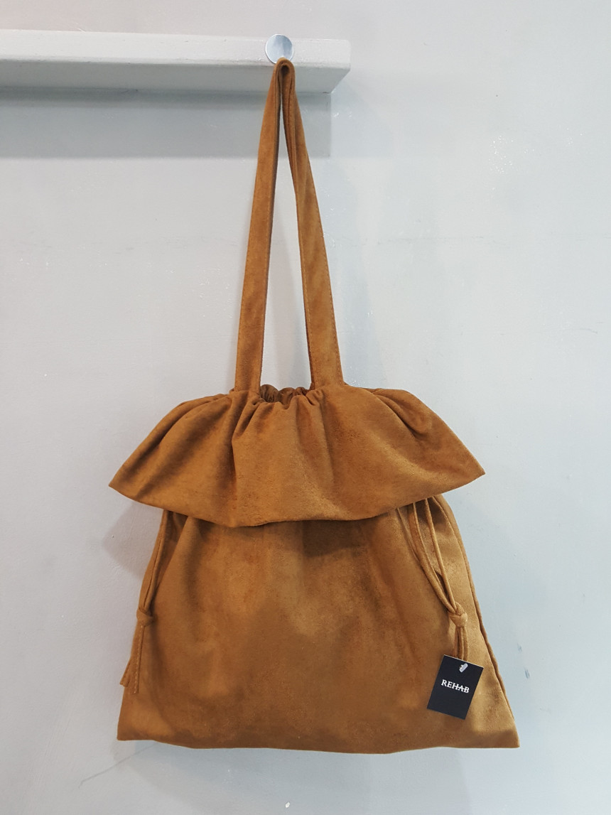 TOTE ECO SHOPPING TRAVEL Holly suede eco bag