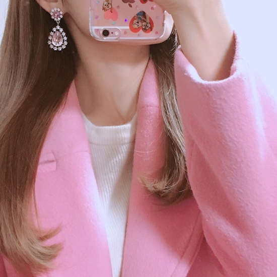 Princess Crystal Earrings Point Cycle Good Bling B