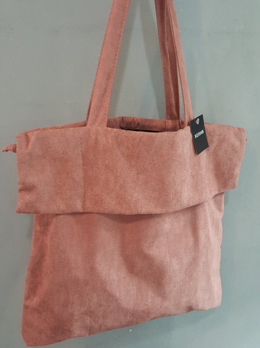 TOTE ECO SHOPPING TRAVEL Holly suede eco bag