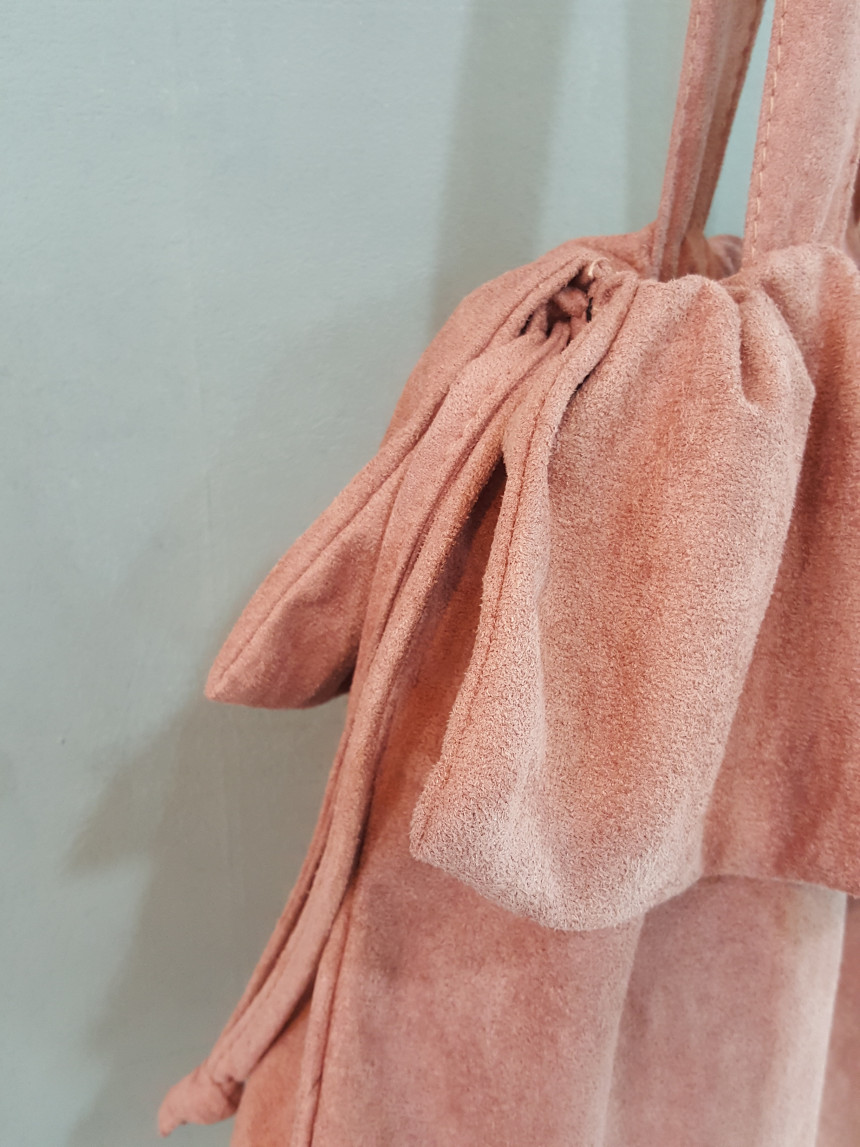 TOTE ECO SHOPPING TRAVEL Holly suede eco bag