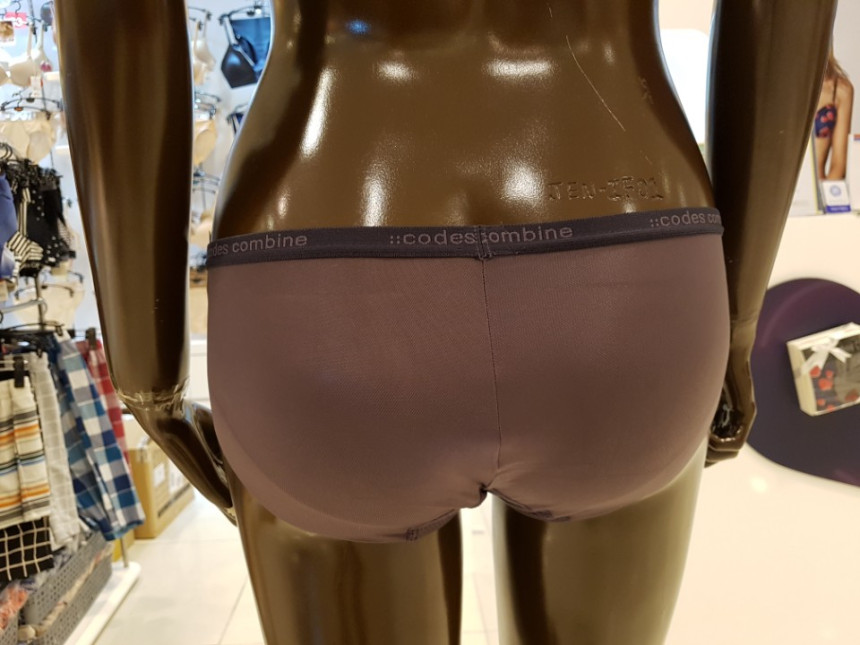 Corde Combine Gray Basic Women's Panties _CCDBP