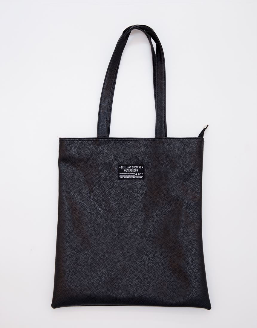 TOTE ECO SHOPPING TRAVEL Zipper Leather Eco Bag Sh