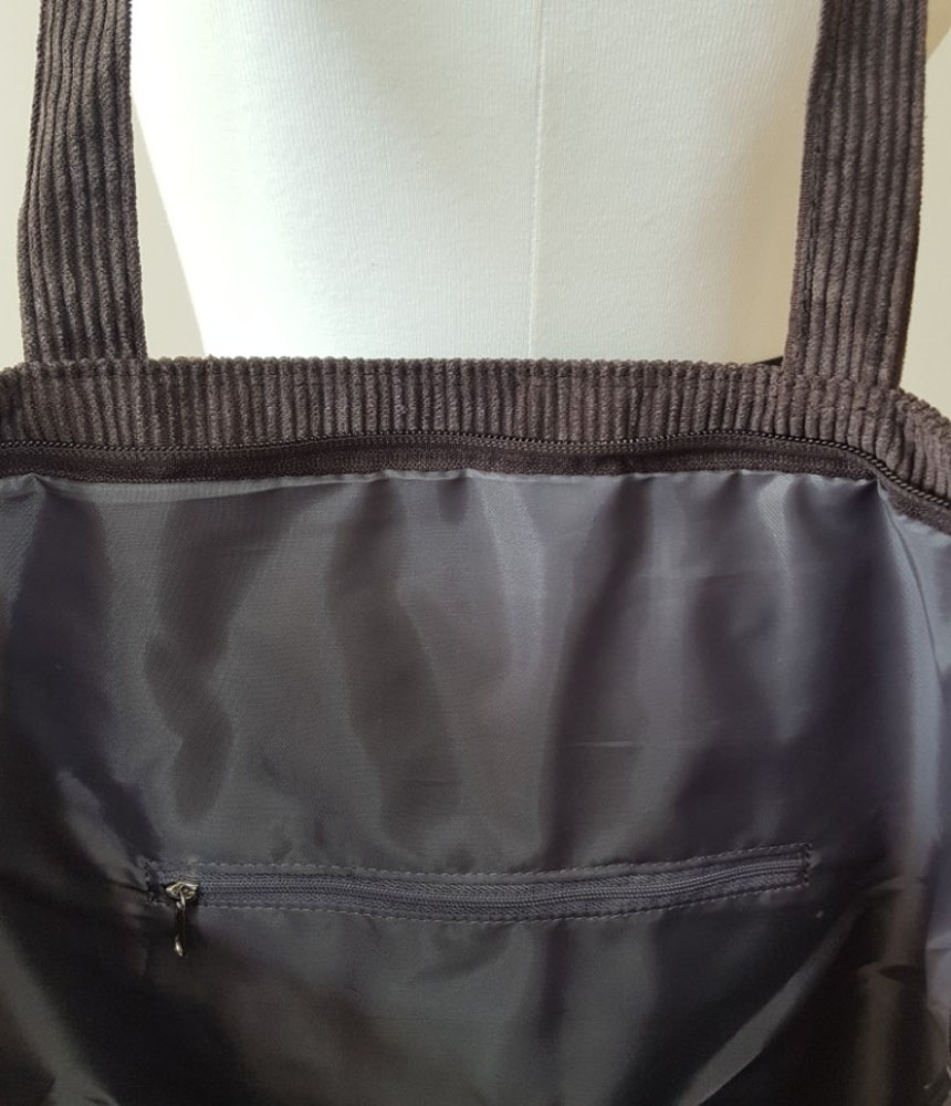 TOTE ECO SHOPPING TRAVEL corduroy eco bag 4color