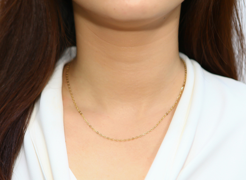 18k Molded Chain Necklace 18k 18k Women's Gold 