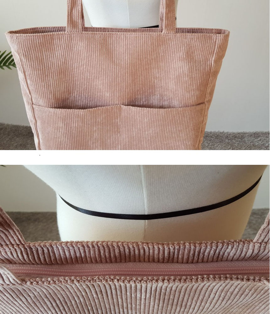 TOTE ECO SHOPPING TRAVEL corduroy eco bag 4color