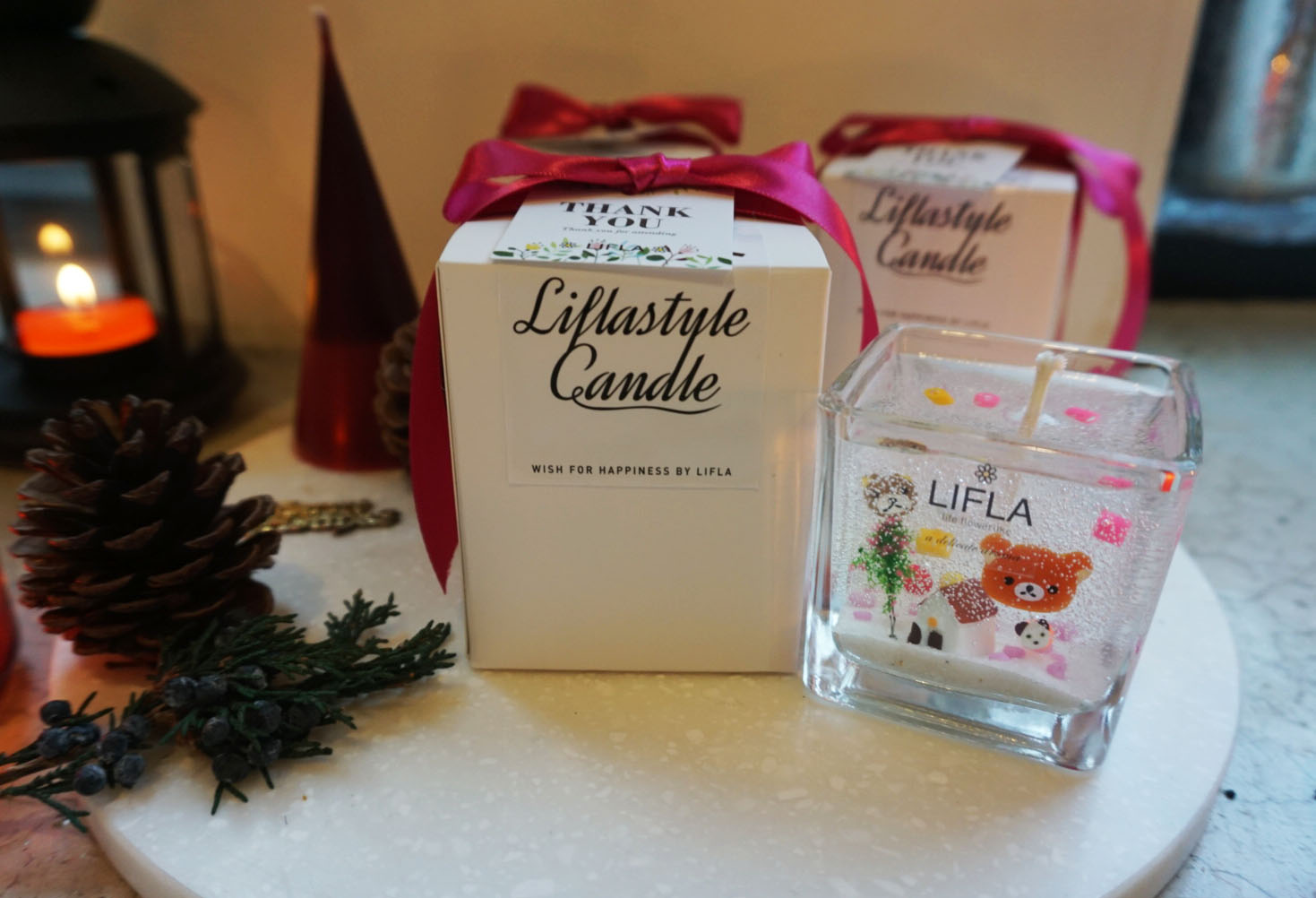 Cute Fairy Tale Village with Gel Candle Special Da