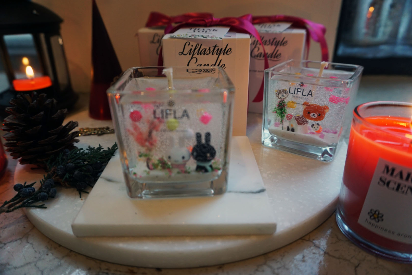 Cute Fairy Tale Village with Gel Candle Special Da