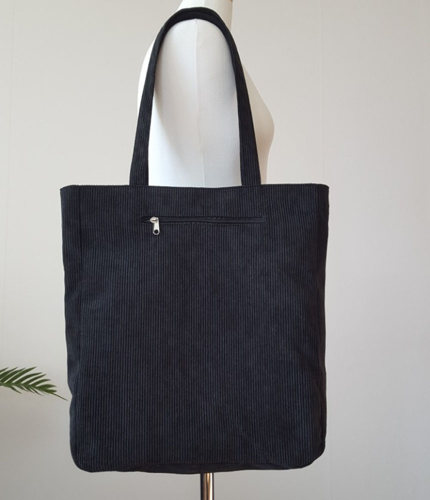 TOTE ECO SHOPPING TRAVEL corduroy eco bag 4color