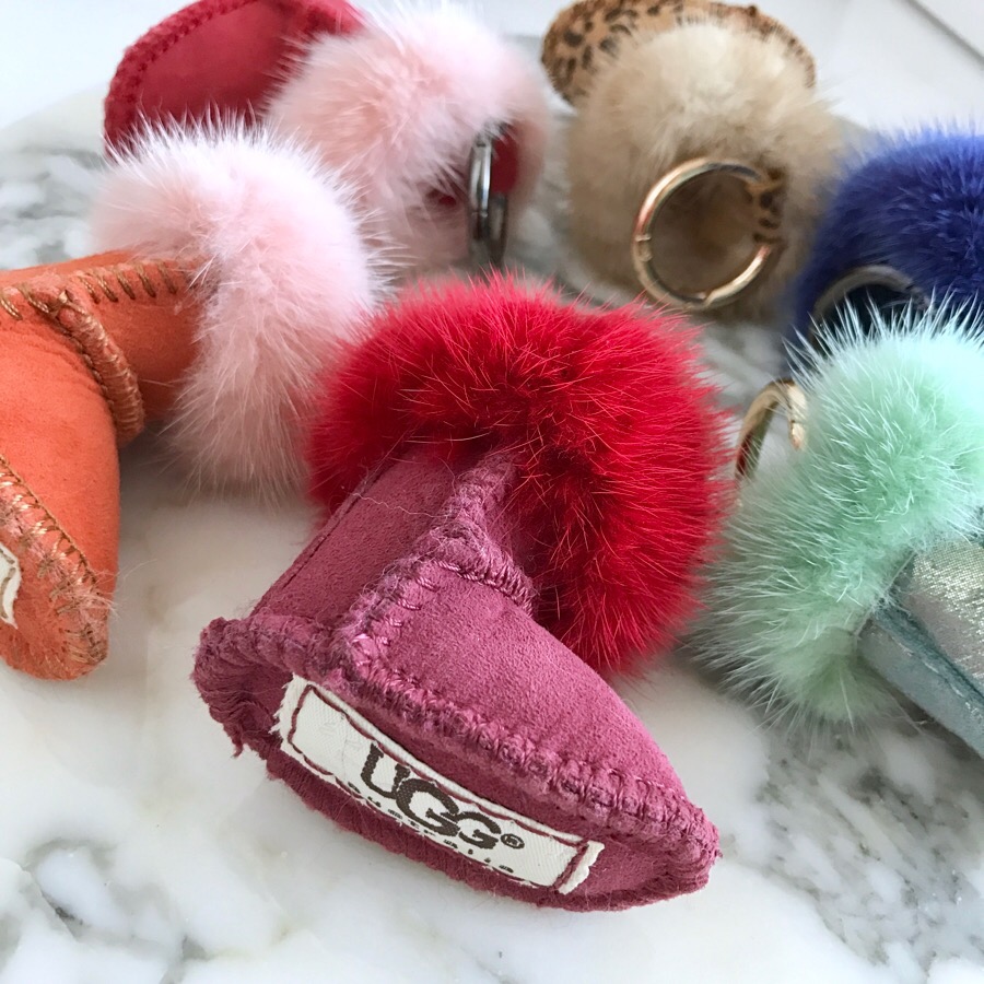 Muse Dewi Ken Real Mink Ag Keyring 6color Boots Wi