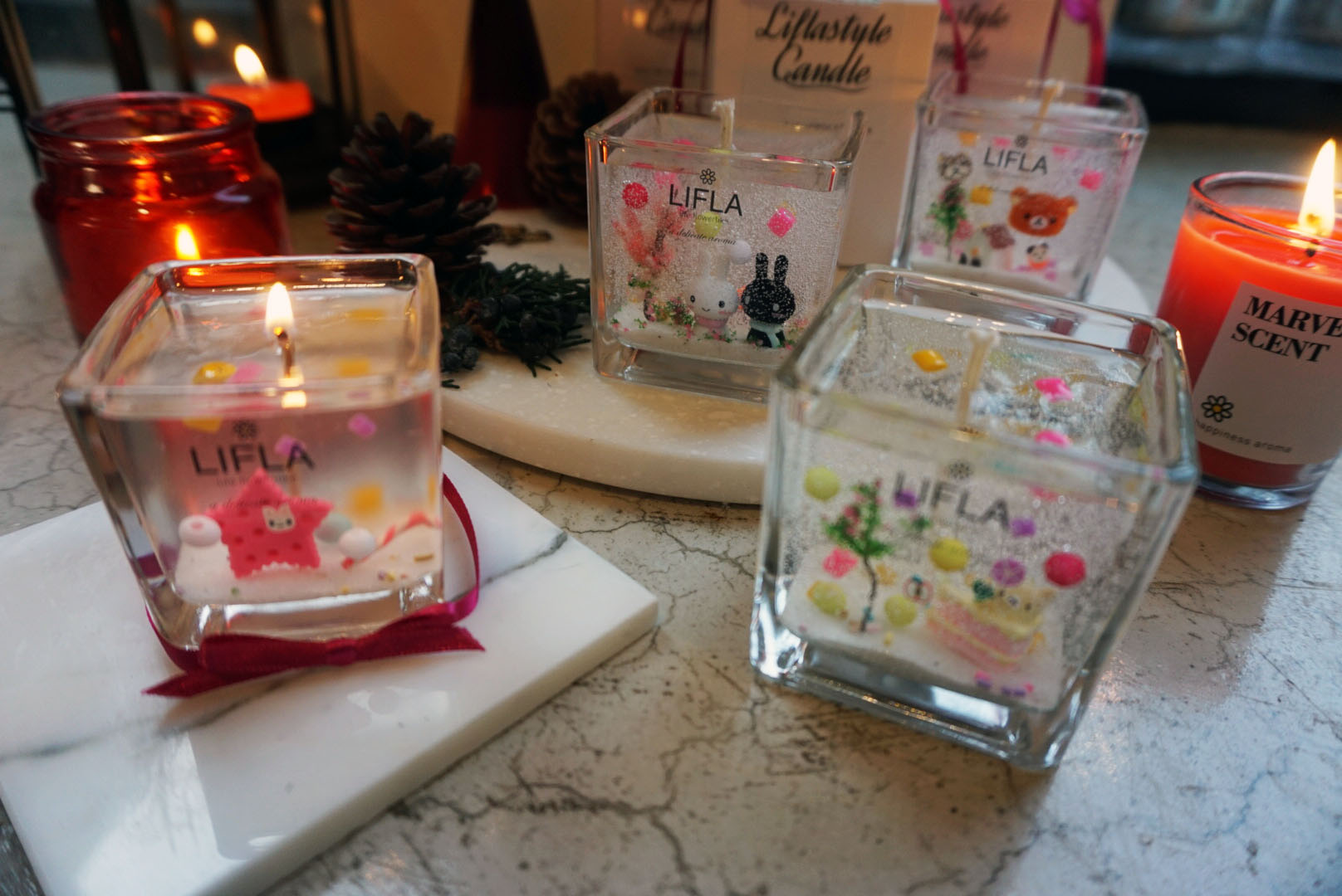 Cute Fairy Tale Village with Gel Candle Special Da
