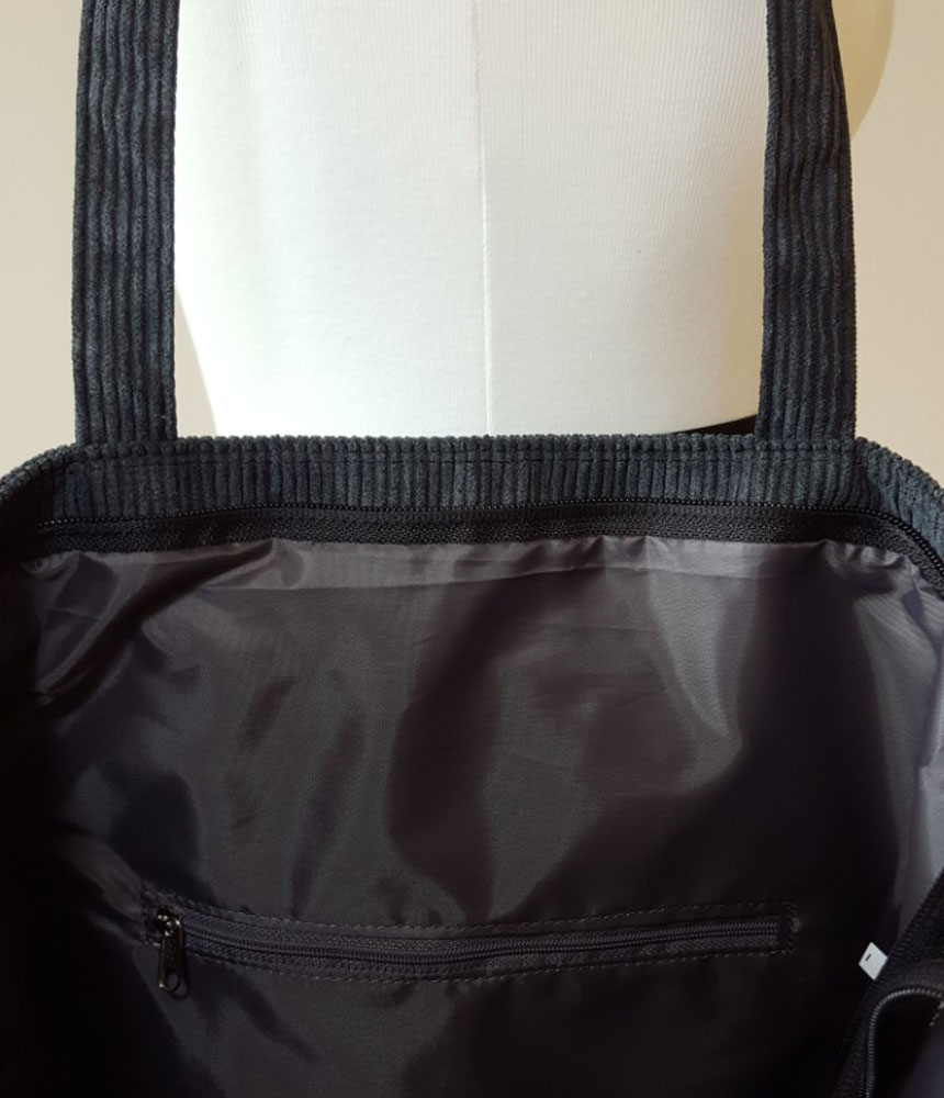 TOTE ECO SHOPPING TRAVEL corduroy eco bag 4color