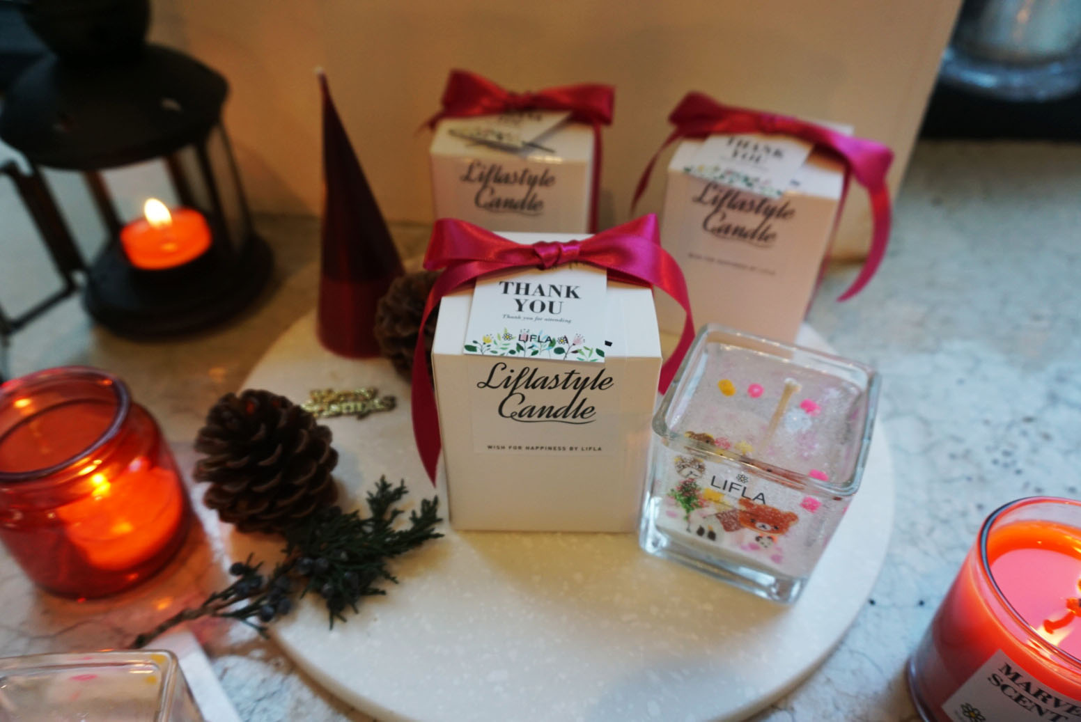 Cute Fairy Tale Village with Gel Candle Special Da