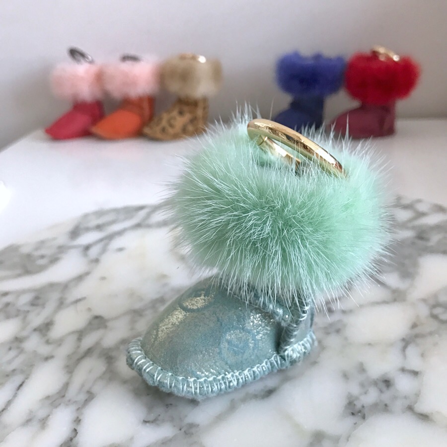 Muse Dewi Ken Real Mink Ag Keyring 6color Boots Wi