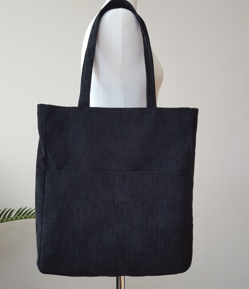 TOTE ECO SHOPPING TRAVEL corduroy eco bag 4color