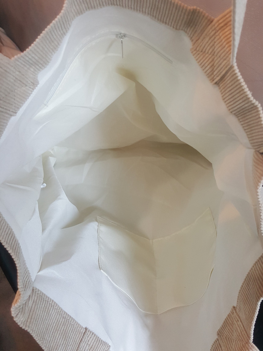 TOTE ECO SHOPPING TRAVEL Big Box Corduroy Eco Bag