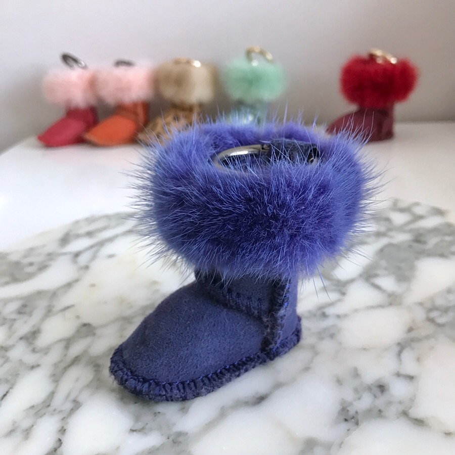 Muse Dewi Ken Real Mink Ag Keyring 6color Boots Wi