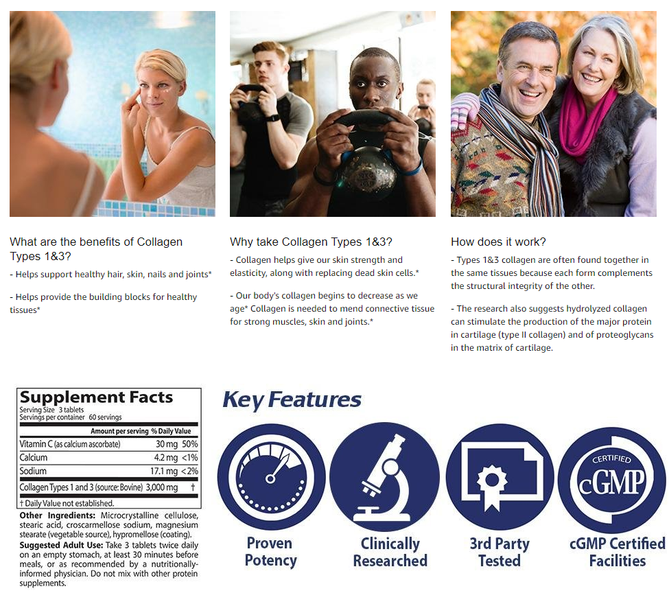 Doctors Best Collagen Type 1 &amp 3 Super Eating E