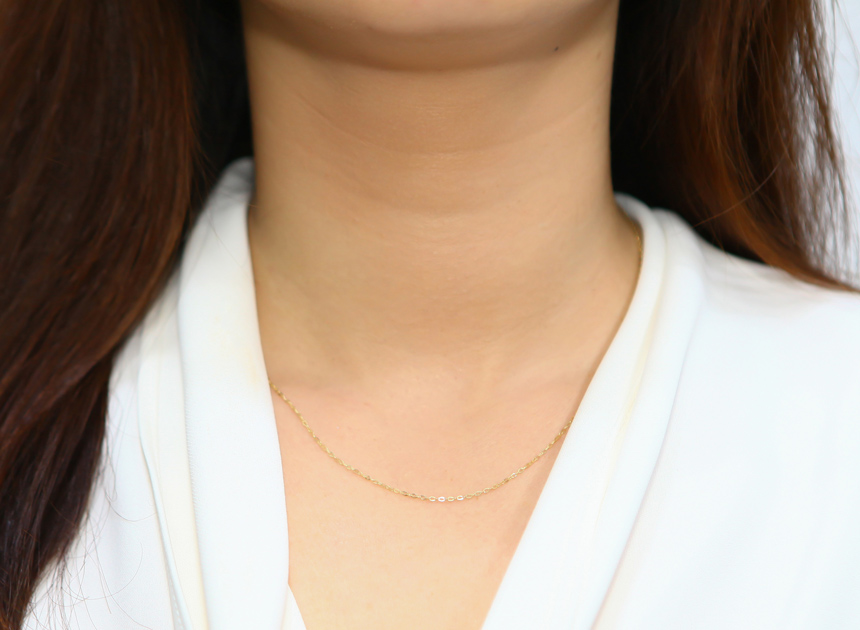18k Molded Chain Necklace 18k 18k Women's Gold 