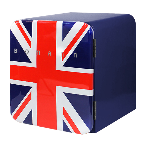 보만 레트로 원룸 미니 냉장고 44L 유니언 잭 KS2043