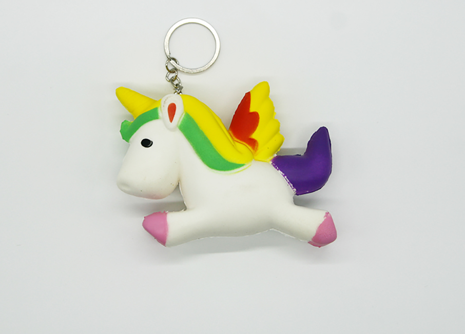 Unicorn squishy squishy key ring cute ring key rin
