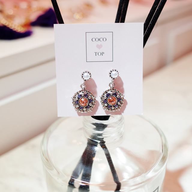 Bella Entique Silver Earrings