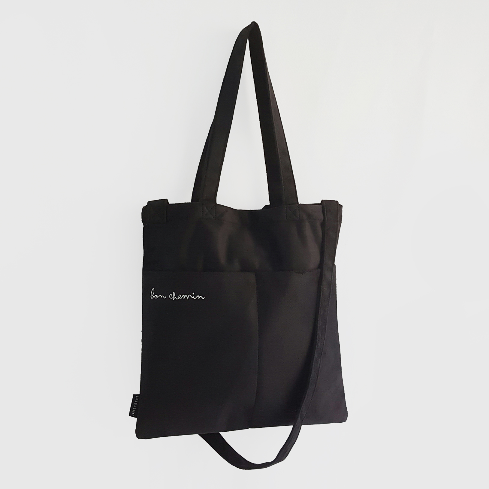 TOTE ECO SHOPPING TRAVEL Suede pocket Eco-bag desi