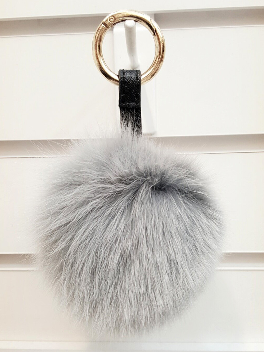 Pink King Fox Foam Foam Keyring Perfume