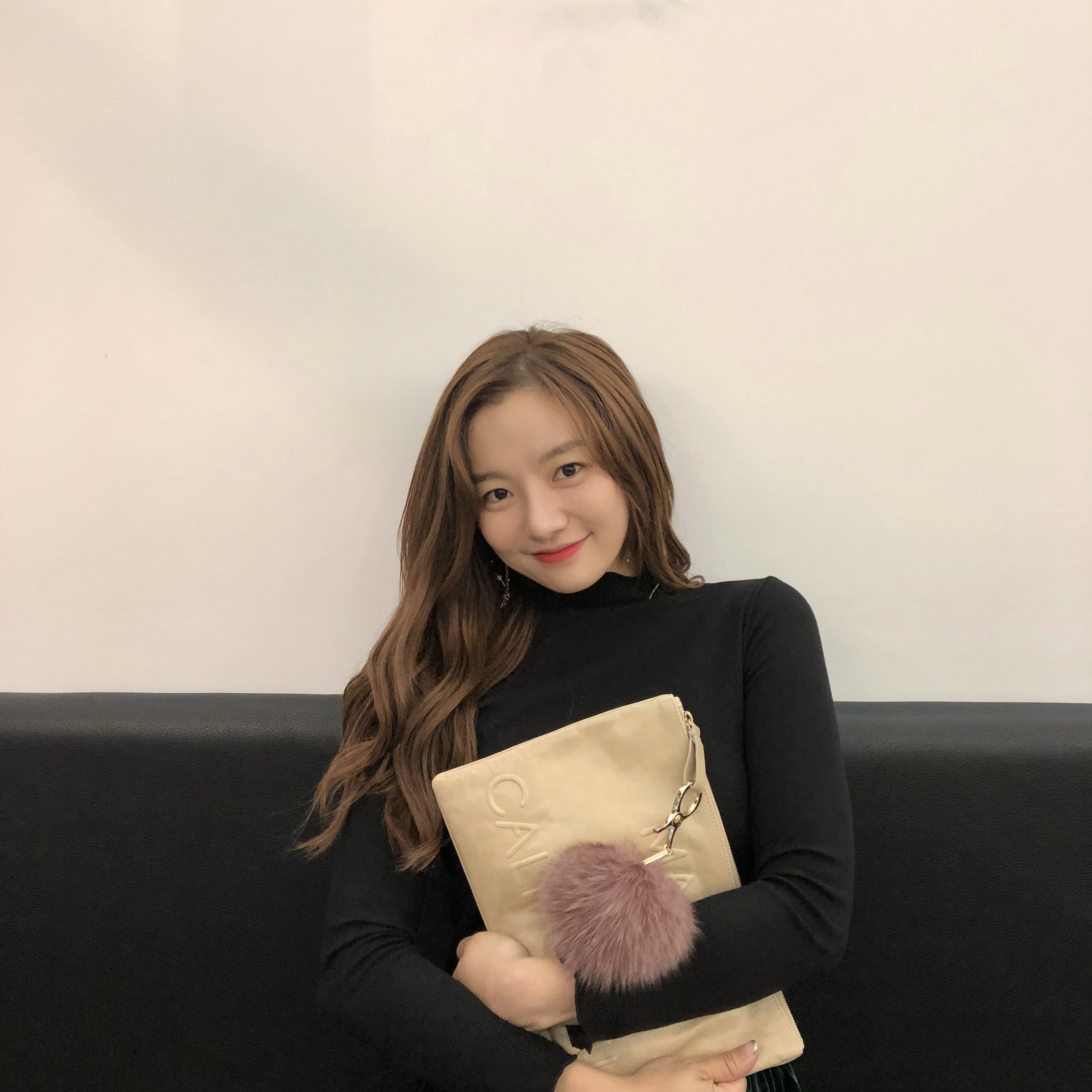 Daily Edition Free Shipping ♥ Two-tone fox fur key