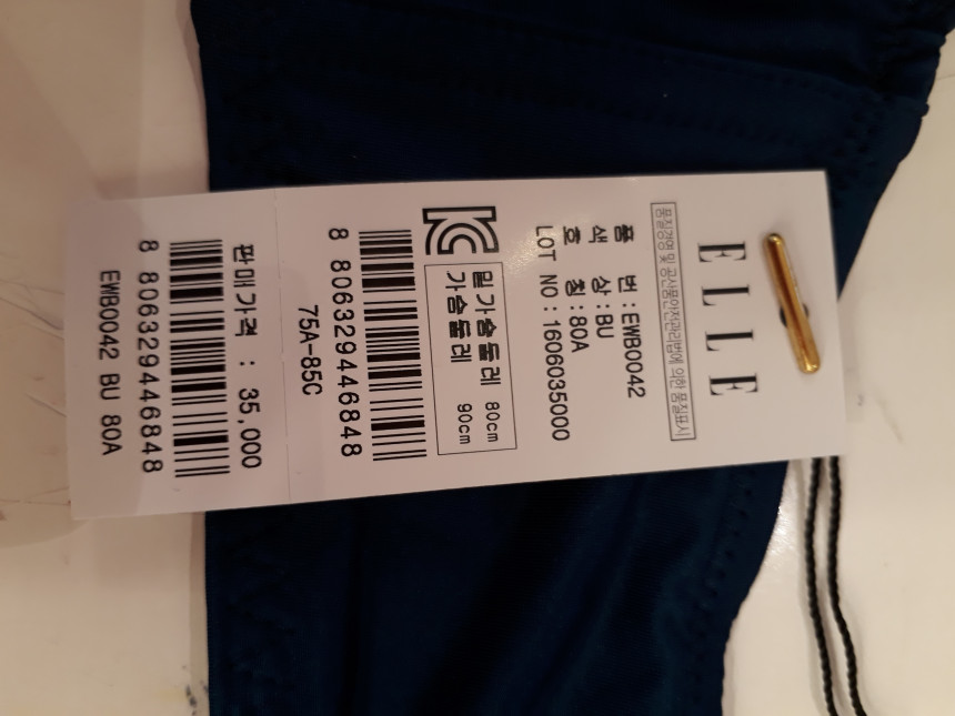 Elegant Blue Deep Vnoyear Bra EWB0042