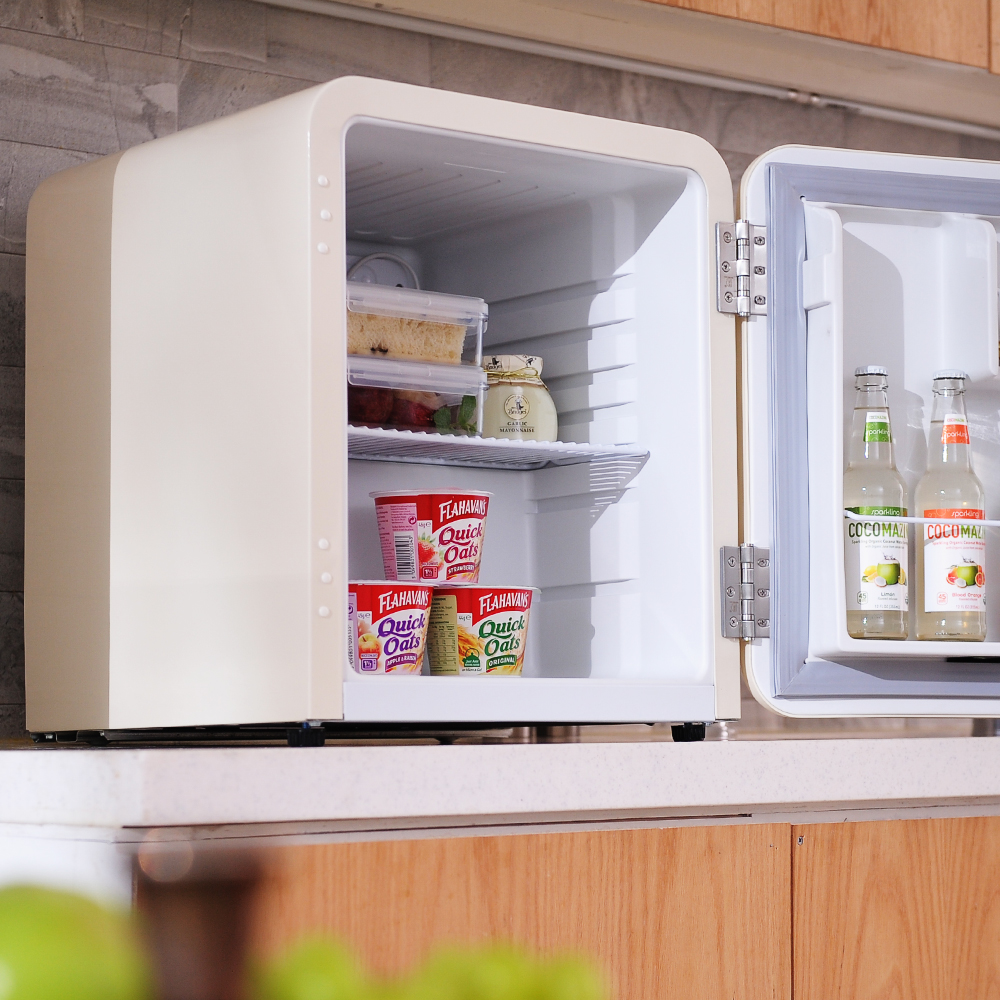 보만 레트로 원룸 미니 냉장고 44L 아이보리 KS2042