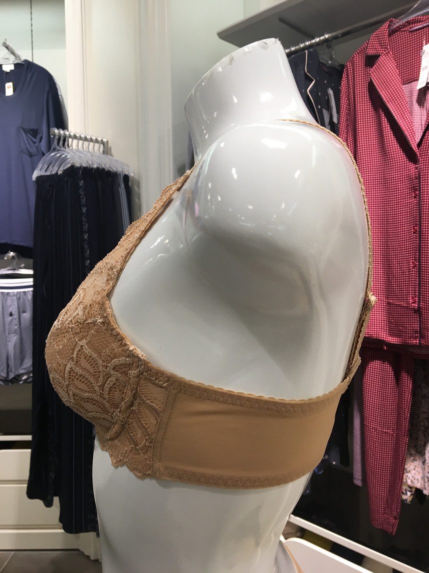 Flower lace full cup bra ABR4136 Glamorous feeling