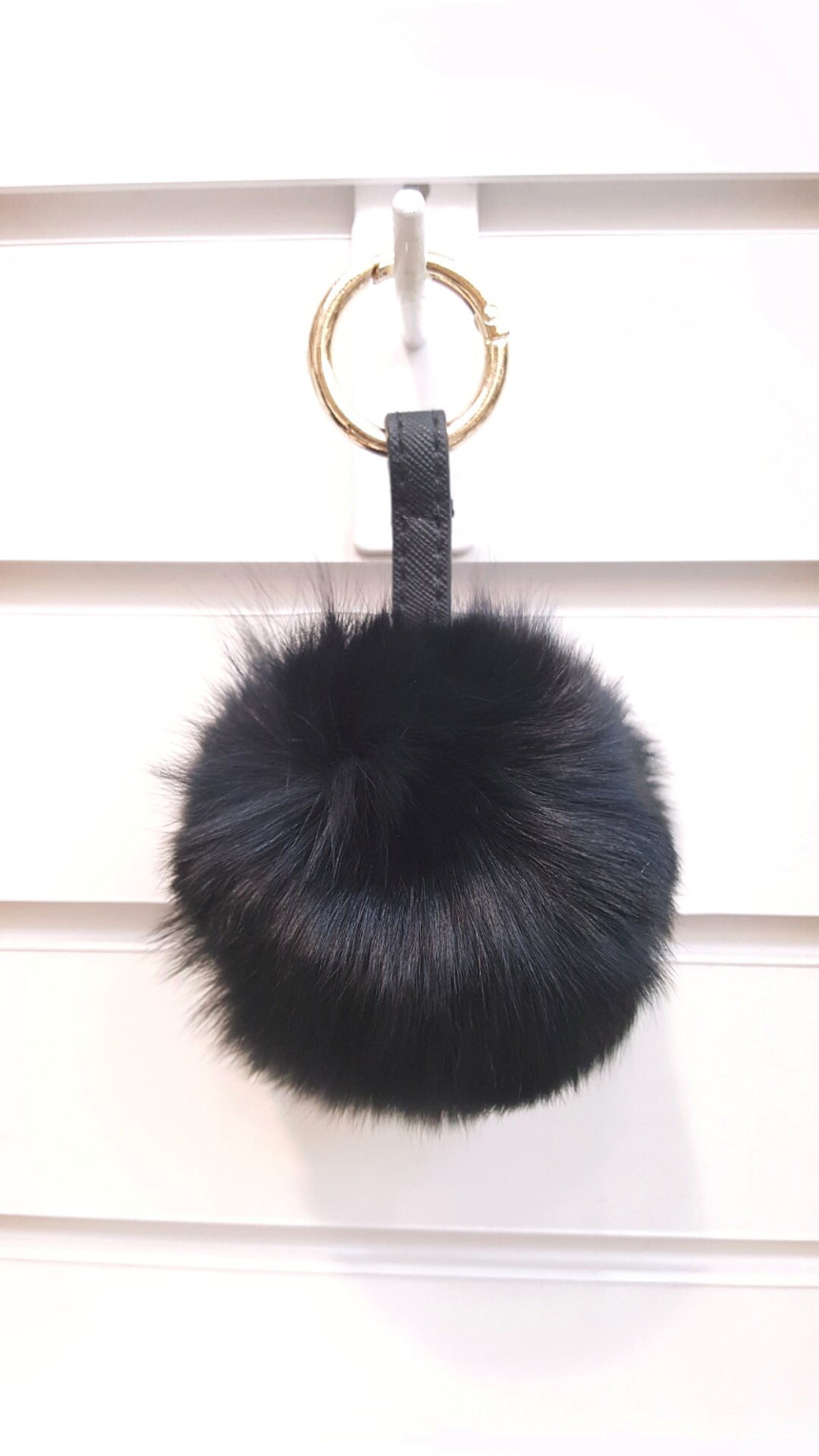 Pink King Fox Foam Foam Keyring Perfume