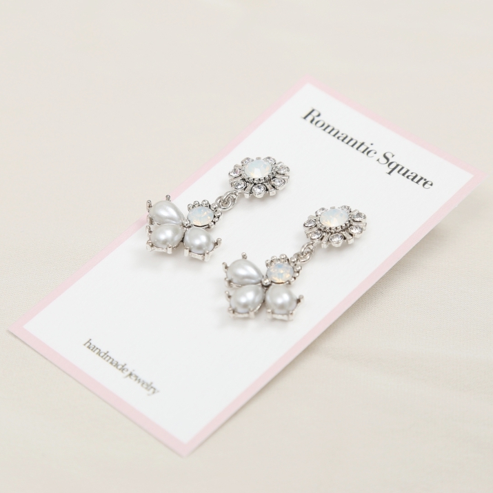 Year-end party bold drop earrings 12 kinds Antique