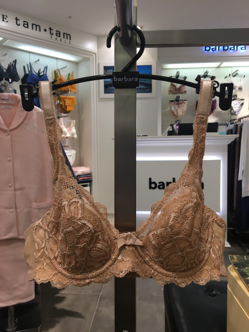 Flower lace full cup bra ABR4136 Glamorous feeling