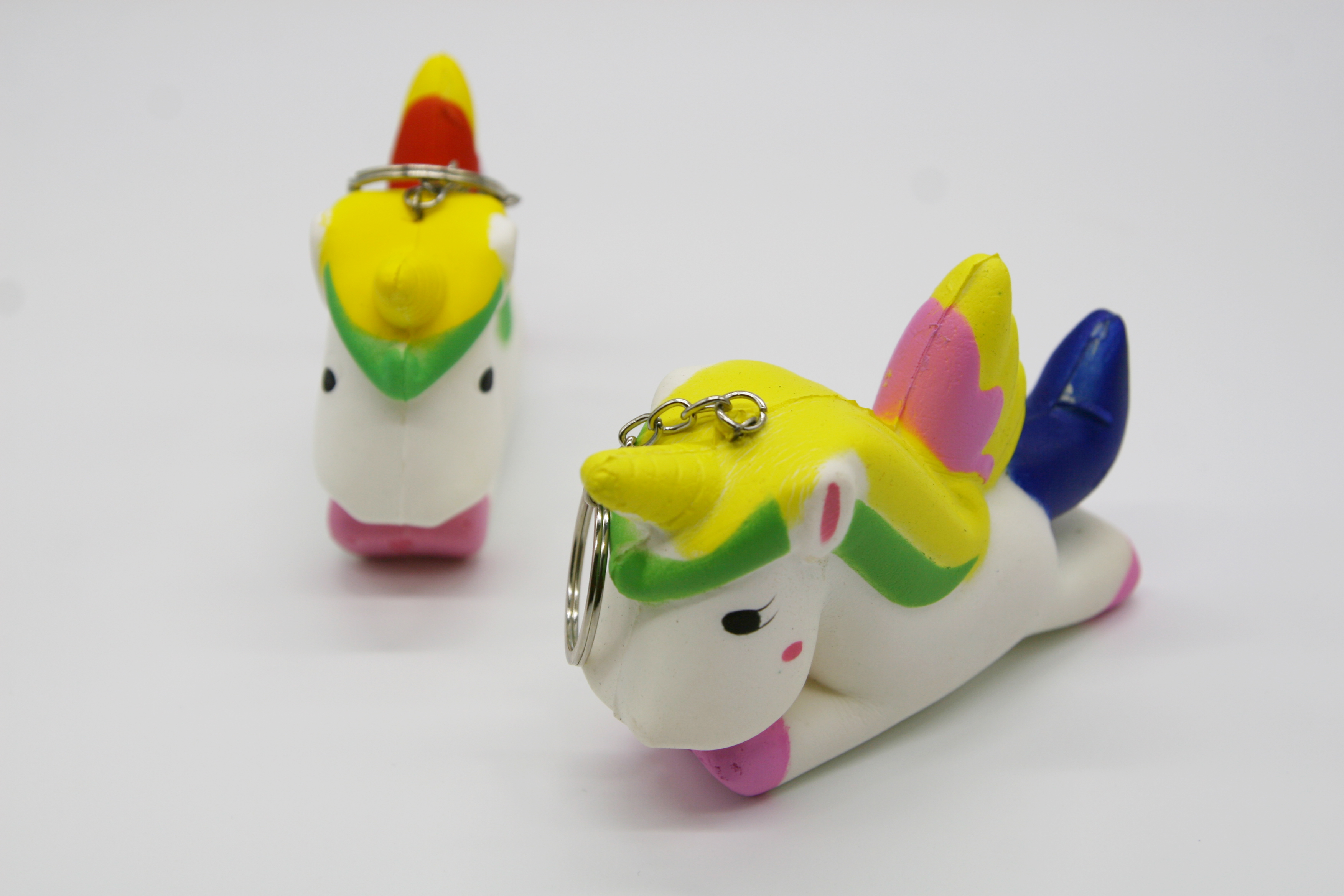 Unicorn squishy squishy key ring cute ring key rin