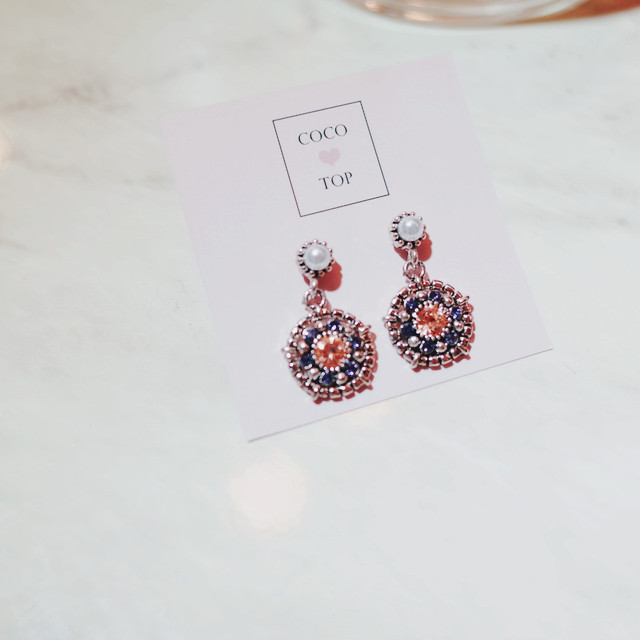 Bella Entique Silver Earrings