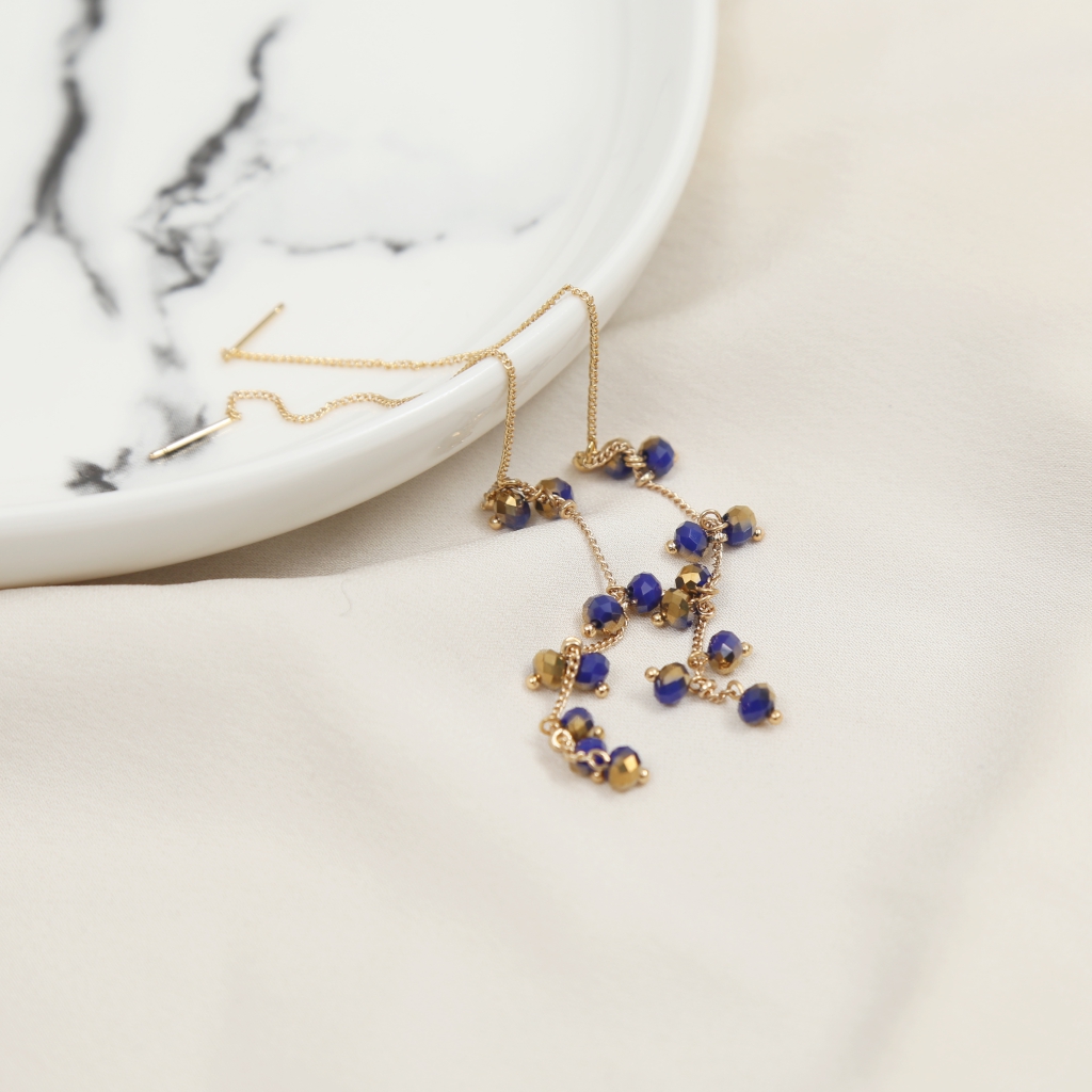 Year-end party bold drop earrings 12 kinds Antique