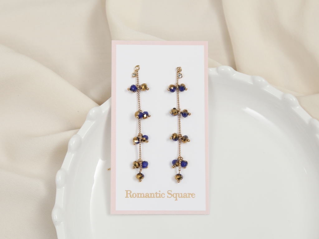 Year-end party bold drop earrings 12 kinds Antique