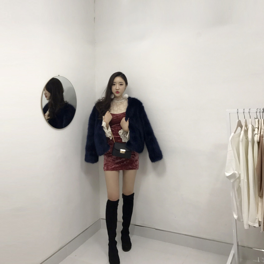 Velvet Bustier Nashi Dress Party New Year's Day