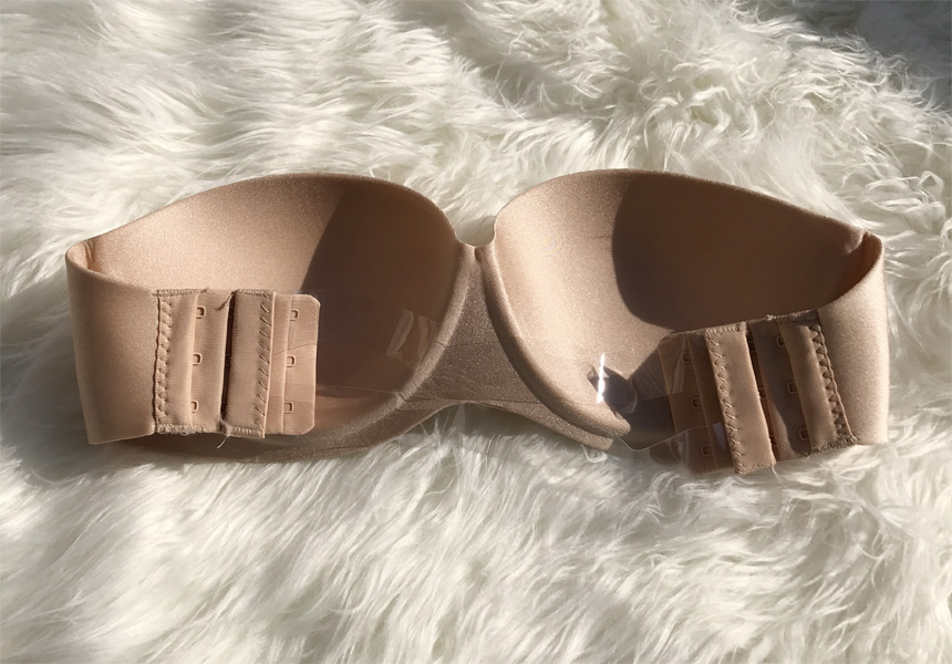 Off-Shoulder Wedding Bra Nouyer Nude with straps